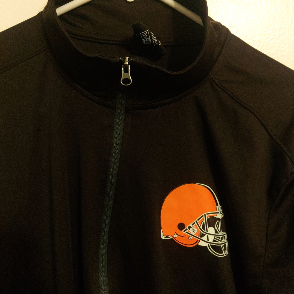 NFL Cleveland Browns Quarter Zip Long Sleeve